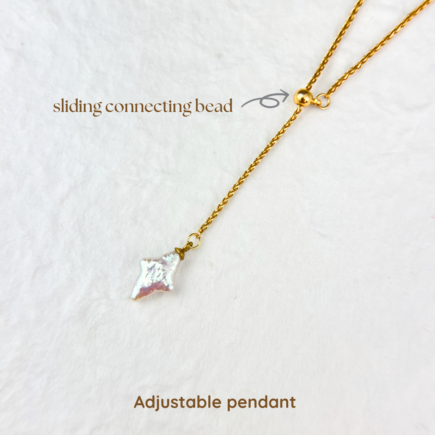 North Star Baroque Pearl Y Shape Necklace