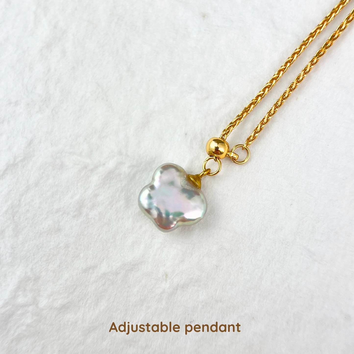 Butterfly Natural Baroque Pearl Y Shape Necklace