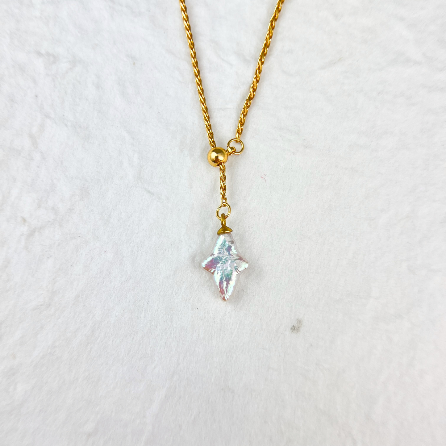 North Star Baroque Pearl Y Shape Necklace