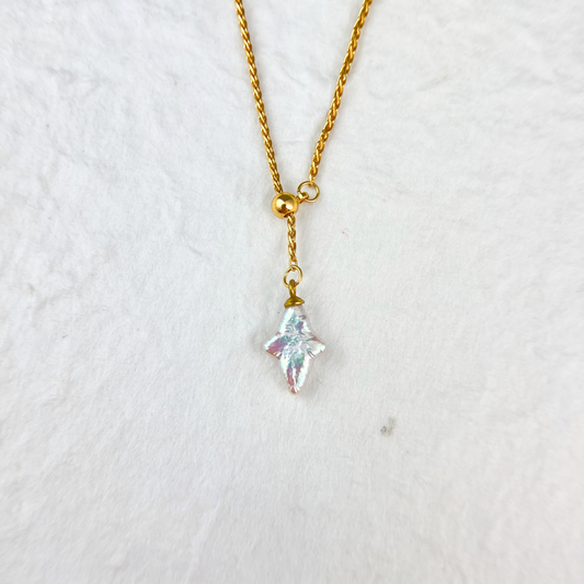 North Star Baroque Pearl Y Shape Necklace
