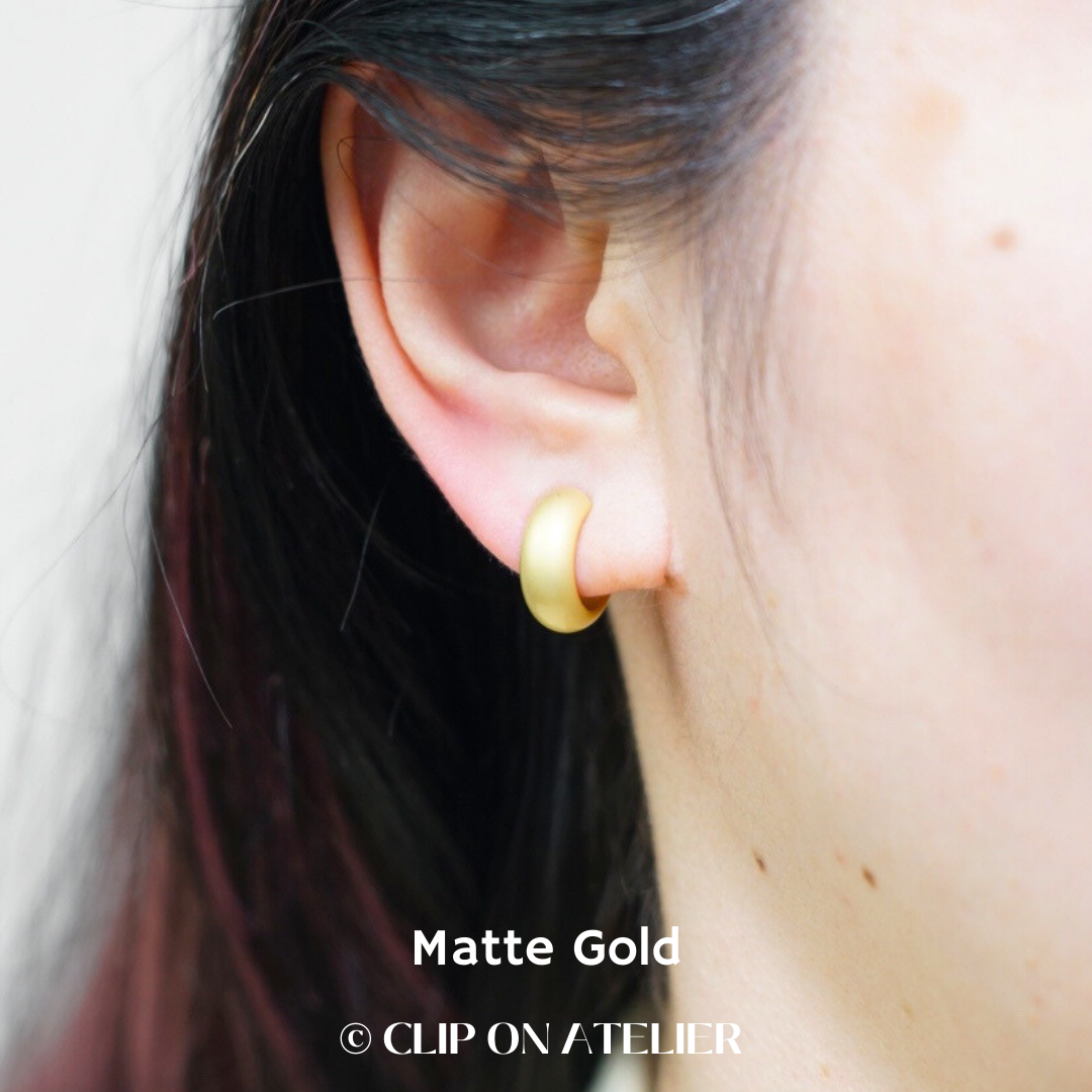 ๐ Essential - Minimalist Hoop Clip On Earrings