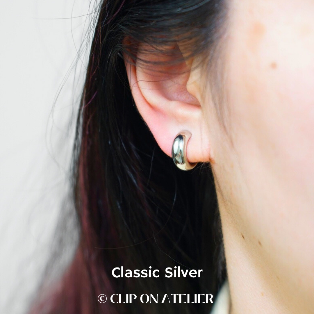 ๐ Essential - Minimalist Hoop Clip On Earrings