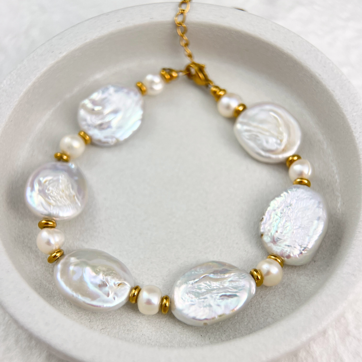 Natural Baroque Pearl Bracelet