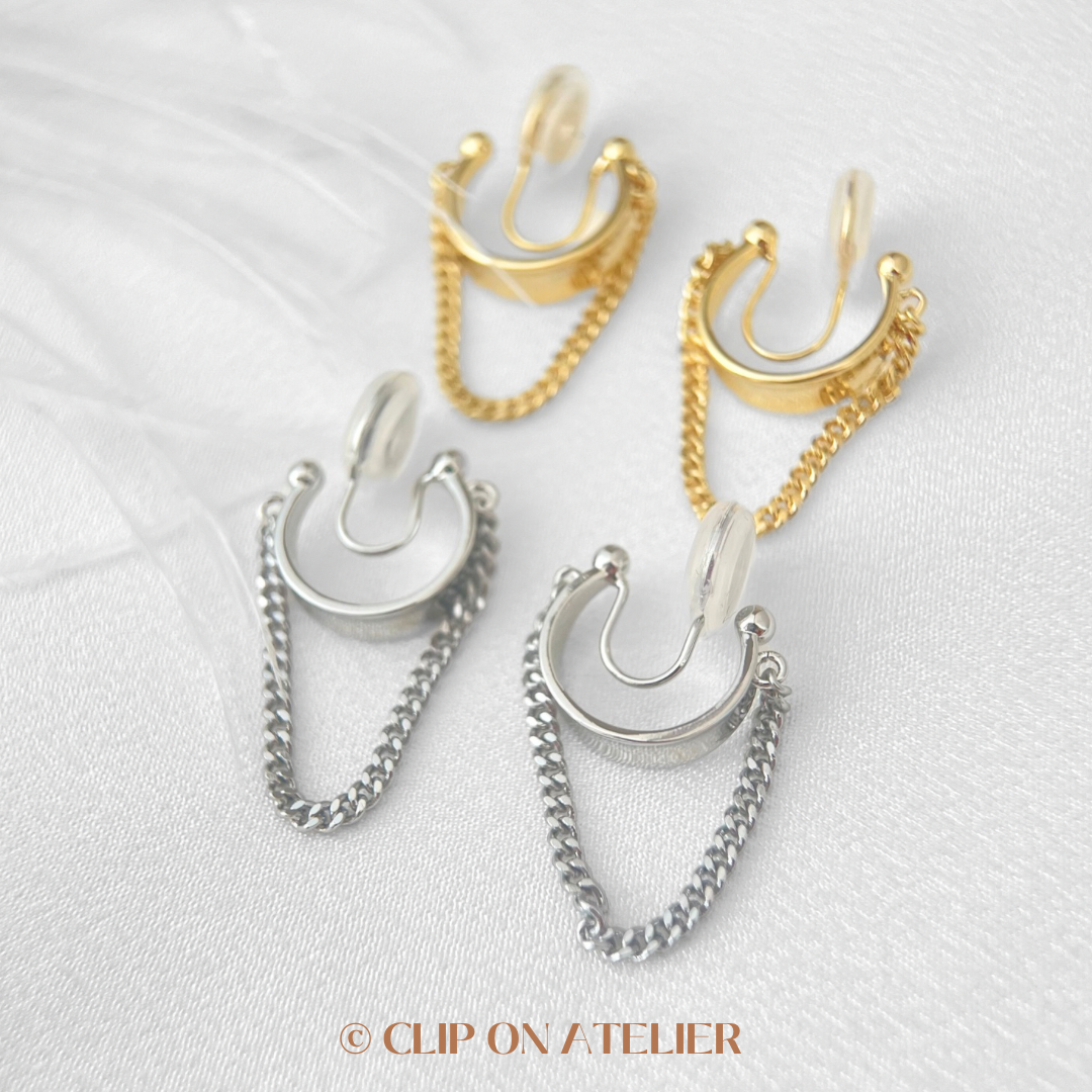 Simple Chic Minimalist Hoop Clip On Earrings
