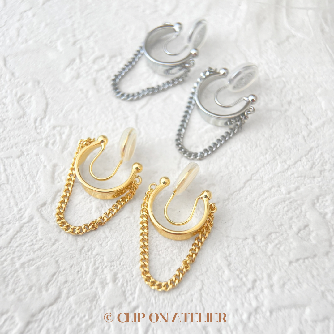 Simple Chic Minimalist Hoop Clip On Earrings