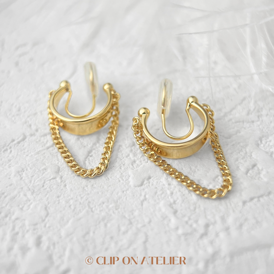 Simple Chic Minimalist Hoop Clip On Earrings