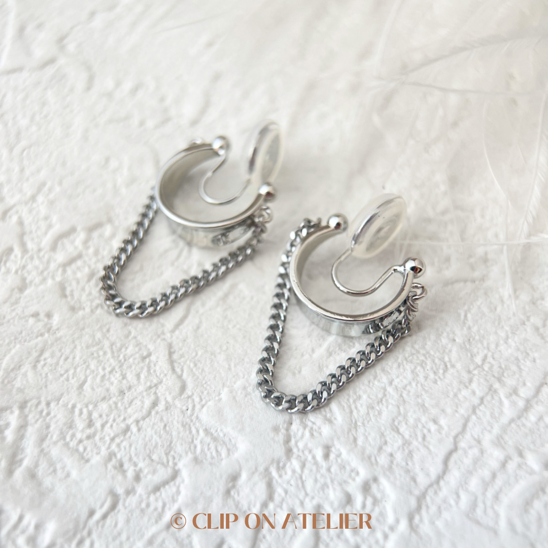 Simple Chic Minimalist Hoop Clip On Earrings