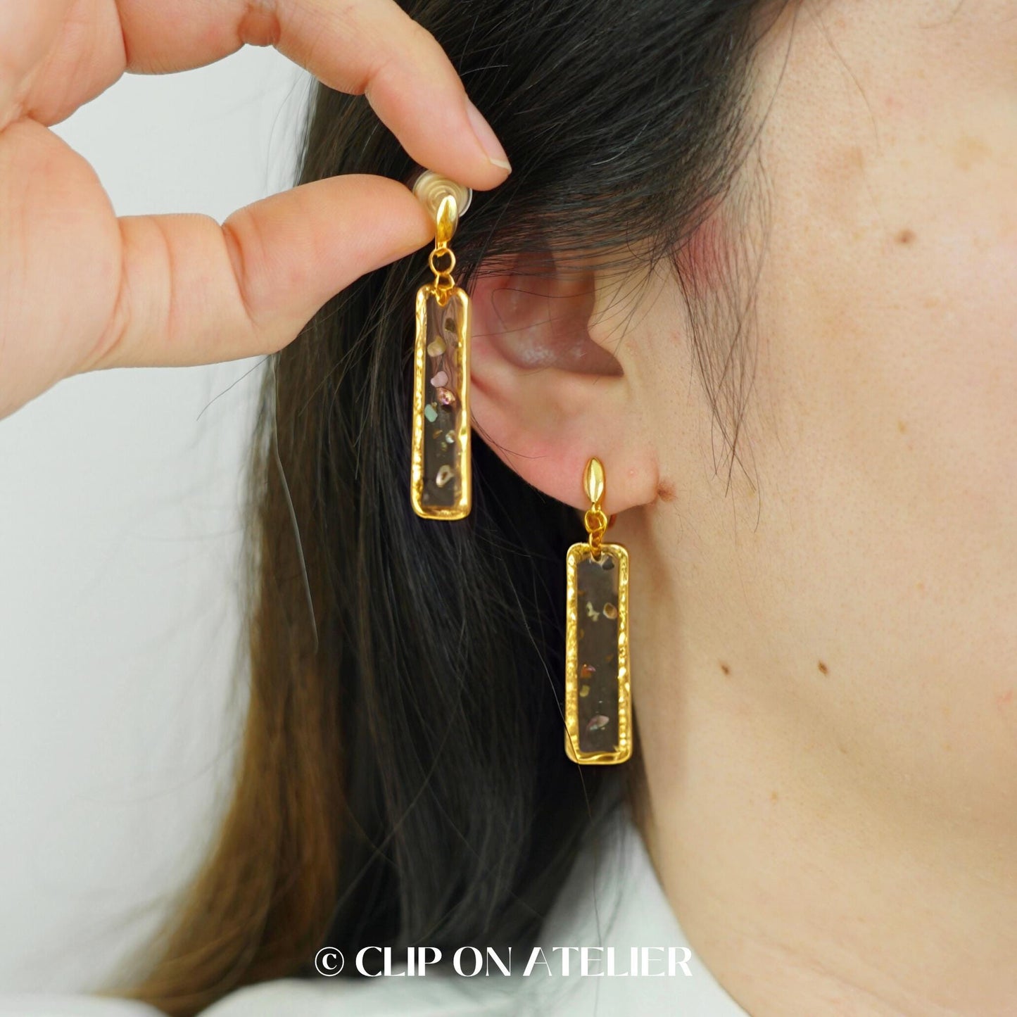 Fairy Resin Clip On Earrings