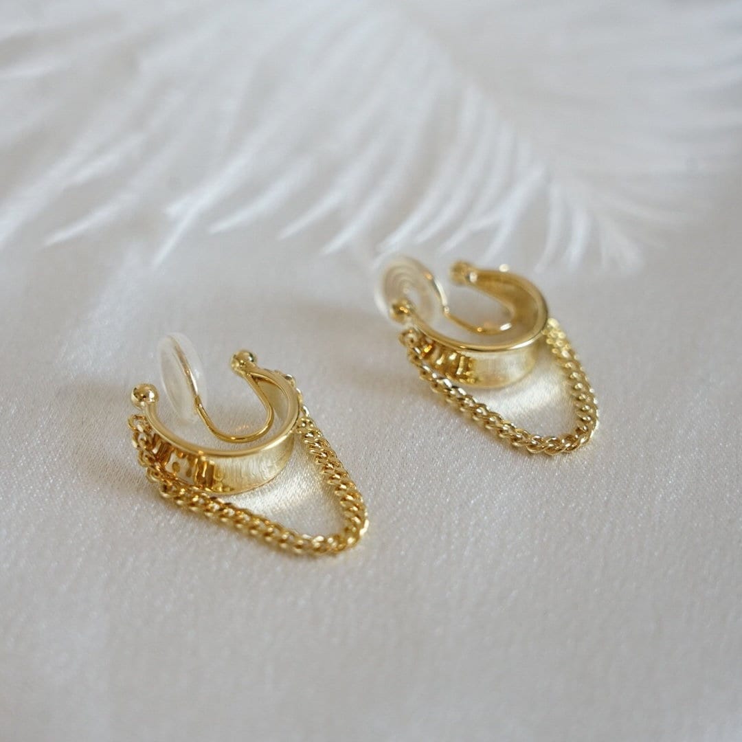 Simple Chic Minimalist Hoop Clip On Earrings