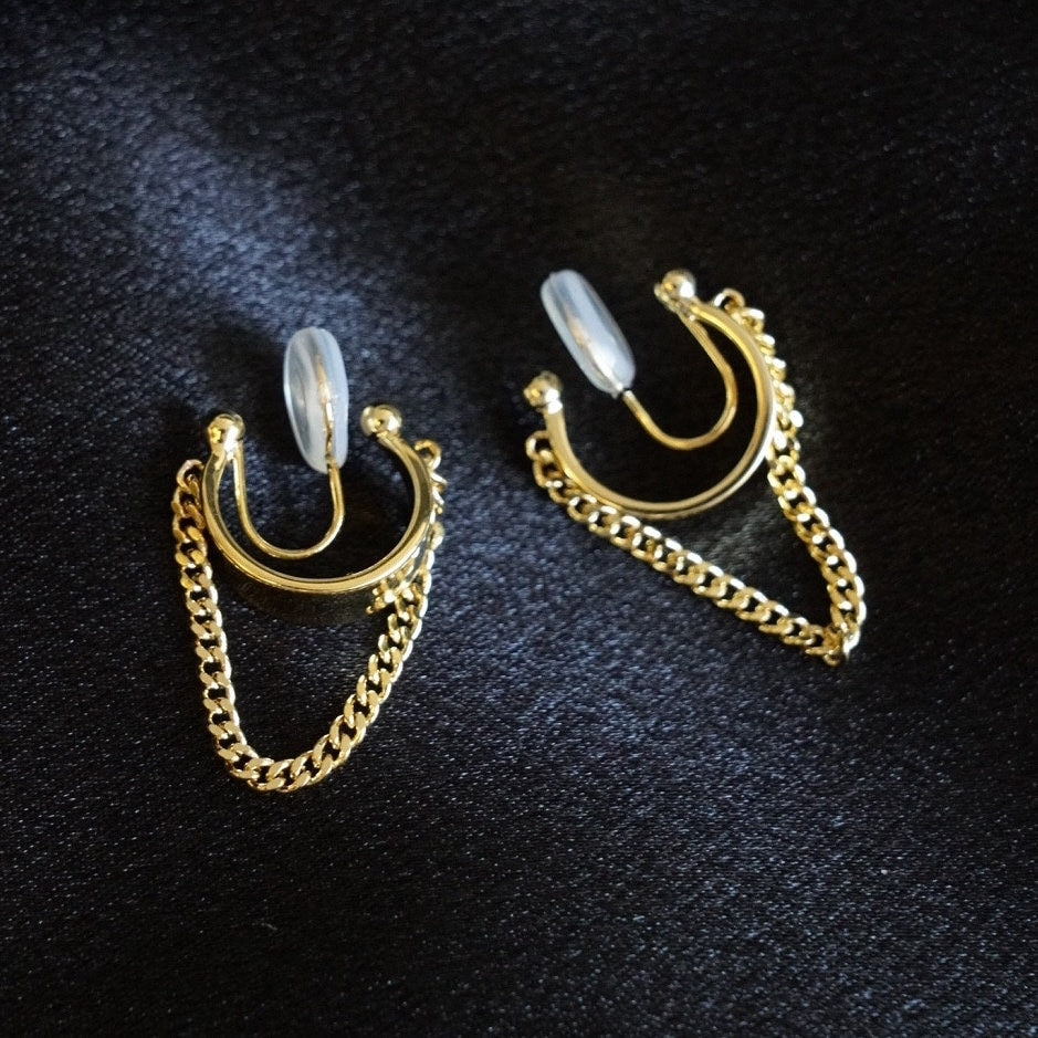 Simple Chic Minimalist Hoop Clip On Earrings